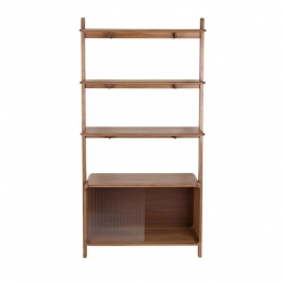 ZuiverRiseKastStellingkastHoutWalnoot-Bruin