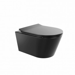 WandtoiletBWSCalitriUrby48cmRimfreeCompactMatZwart