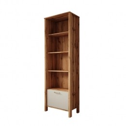 MeubellaBoekenkastIsaac3-Eiken-66cm