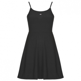 KorteJurkTommyJeansTJWESSENTIALSTRAPFLAREDRESS