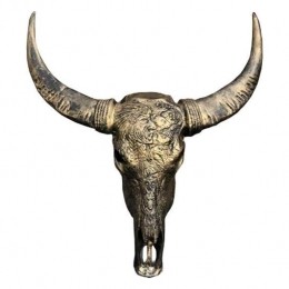 SkullDecoratieSkullBuffelSchedel-Buffelschedel-Brons-Goud