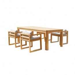 Tikamoon-TuinsetinteakhoutenstofLeon4stoelen