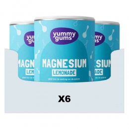 GratisVerzending6xYummygumsLemonadeMagnesium240gr