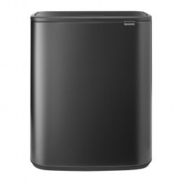 BrabantiaBoTouchBinAfvalemmer2x30Liter-ConfidentGrey