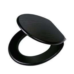 TigerBlackwashToiletbrilmetDekselMDF-Zwart