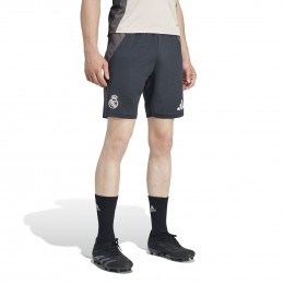 adidasRealMadridTrainingsbroekjeEuropees2024-2025DonkergrijsBruinWit
