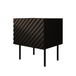 Meubella-NachtkastjeLaguna-Zwart-46cm-Setvan2
