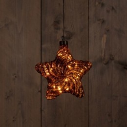 StarAntiqueGold15Cm10LedClassicWarmMercuryCop-Annascollection