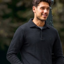 HerenTruiCasterenZwartAntraciet