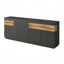 Meubella-DressoirSublime-Grijs-Eiken-219cm
