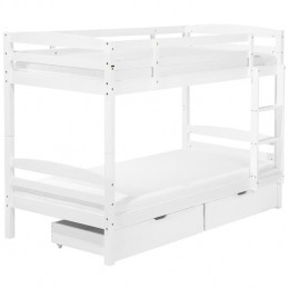 Beliani-REGAT-Stapelbedmetopbergruimte-Wit-90x200cm-Dennenhout