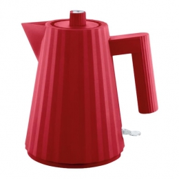 AlessiPlissWaterkoker1L-Rood