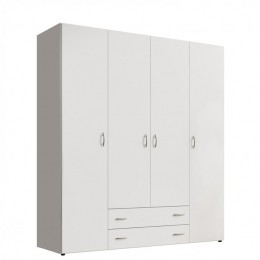 KledingkastBaarlo-Wit-Hout-160x176x52cmBxHxD