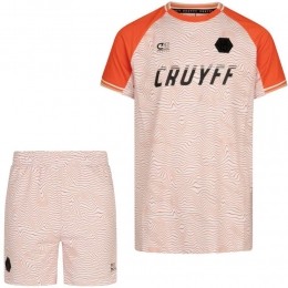 CruyffIconZomersetKidsOranjeWit