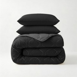 WasbaarLazyDekbedZonderOvertrek-ZonderOvertrek-ZwartAntraciet-Dekbed-Discounternl