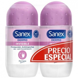 DeodorantsSanexRoll-onDeodorantDuoDermoOnzichtbaar2x50ml