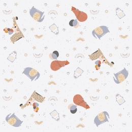 CebaGiraffeFriends120x120cmBeschermendeSpeel-enKnutselmat