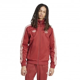 adidasBayernMnchenCulturewearTrainingsjack2024-2025DonkerroodWit