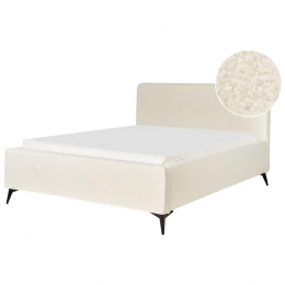 Beliani-VALOGNES-Tweepersoonsbed-Crme-160x200cm-Boucl