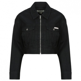 SpijkerjackCalvinKleinJeansDENIMCROPPEDJACKETSOFTBLACK