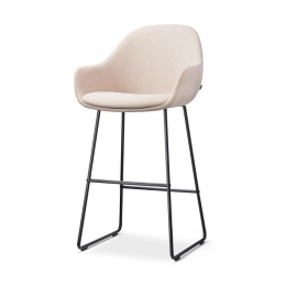 NolonNino-MaeBarkrukBeige-metArmleuning-Zwart-75cm