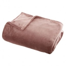 AtmospheraPlaiddeken-oudroze-polyester-130x180cm