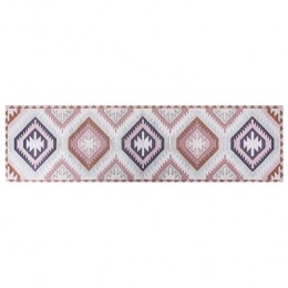 Beliani-BESLER-Loper-Multicolor-80x300cm-Katoen
