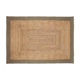 EvaInterior-JuteVloerkleedRechthoekNaturelGroen