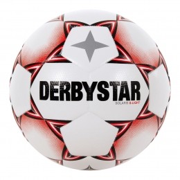 DerbystarSolarisSuperLightVoetbalMaat5WitRoodZwart
