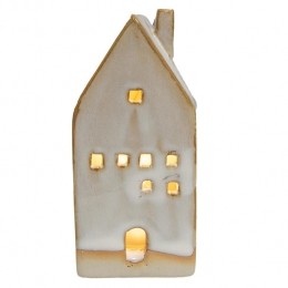 ClayreEefDecoratieHuis12cmBeigePorselein