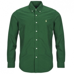 OverhemdLangeMouwPoloRalphLaurenCHEMISEAJUSTEESLIMFITENOXFORDLEGER