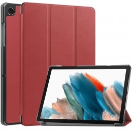 Case2go-TablethoesgeschiktvoorSamsungGalaxyTabA112025A92023-Tri-foldhoesmetautowakefunctie-87Inch-DonkerRood