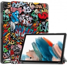 Case2go-TablethoesgeschiktvoorSamsungGalaxyTabA112025A92023-Tri-foldhoesmetautowakefunctie-87Inch-Graffiti