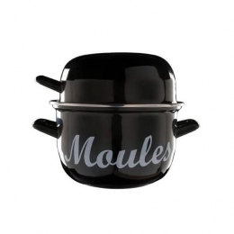 CosyTrendyMosselpan-Zwart-18cm28liter