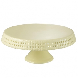 J-LinebordCakebord-taartplateau-keramiek-lichtgeel-large