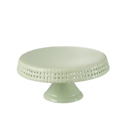 J-LinebordCake-taartplateau-keramiek-groen-medium