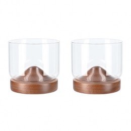 AreticaWhiskeyglasmethoutenonderzetter-Bruin-setvan2