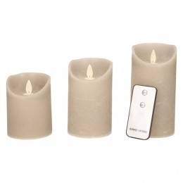AnnaapossCollectionLEDkaarsen-3xtaupe-afstandsbediening