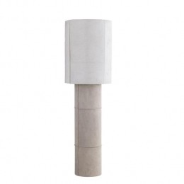 PTMDJoanneBeigesuedefloorlampnaturalcowhairshade