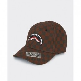 HoedSpraygroundSP6628SMOOTH-CHECKCAPBROWN