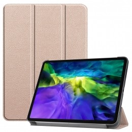TablethoesvoorAppleiPadPro11inch2022tri-foldcover-CasemetAutoWakeSleepfunctie-Goud