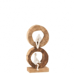 J-LinedecoratieFiguur2DenkersRingen-houtaluminium-naturelwit