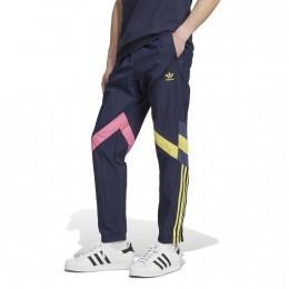 adidasJuventusOriginalsTrackTrainingsbroek2024-2025DonkerblauwGeelRoze