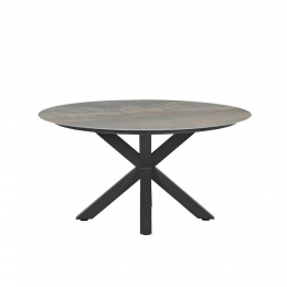 LowlandTuintafelRomeBronzedia150cm-Gardenimpressions