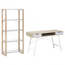 Beliani-JENKSCLARITA-Bureauset-Wit-MDF