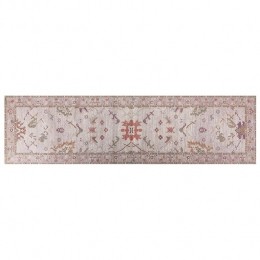 Beliani-YANOBA-Loper-Lichtbeige-80x300cm-Katoen