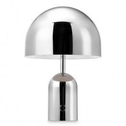 TomDixonBelltafellampLEDoplaadbaarzilver