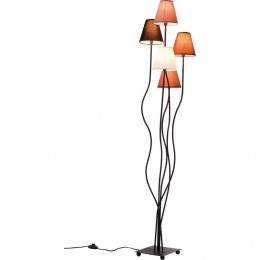 KareDesignVloerlampFlexibleMoccaCinque5-LichtsH163Cm-Bruin