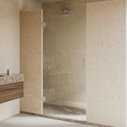 SaniclearModernprofiellozedouchedeur70x200metRVSscharnieren
