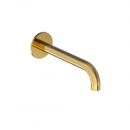 HotbathCobberUitloop18cmGeborsteldMessingPVDCB095